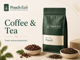 Side-gusset coffee and tea bags with one-way valve