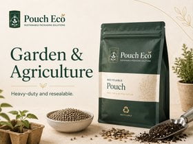 Heavy-duty side-gusset bags for garden and agriculture