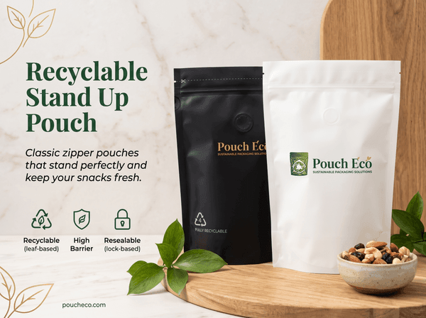 Custom stand up pouch packaging