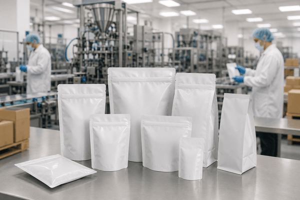 HP Indigo 25K digital printing recyclable shaped pouches in production for contract packers and co-manufacturers