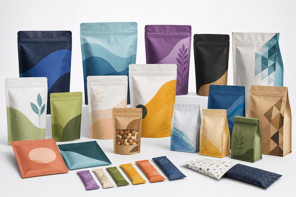 Recyclable shaped pouches lineup supporting distributor brand portfolios across multiple categories