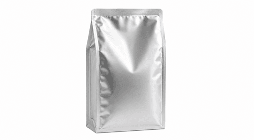 Flat-bottom eight-side seal retort pouch with premium matte and gloss print panels