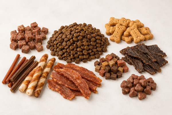 Mono-PP recyclable stand-up pouch with resealable zipper for pet treats