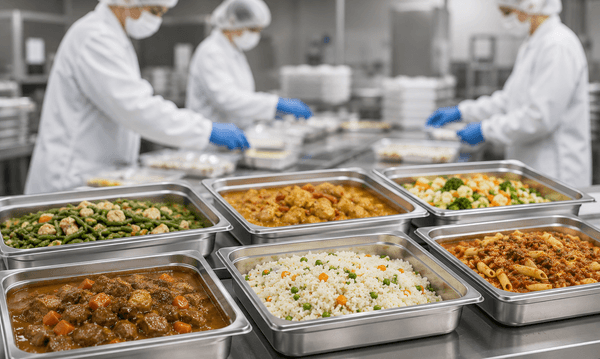 Private label food producers use case -- transparent retort pouch for European supermarket private label