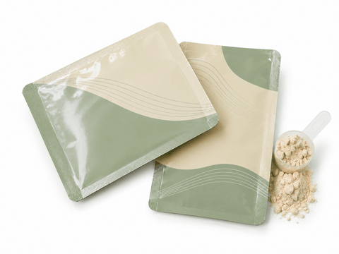 High-barrier mono-PP recyclable 3-side seal pouch for nutrition powder application