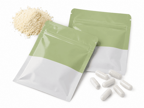 Recyclable 3-side seal sachet for supplements -- single-dose mono-PE format