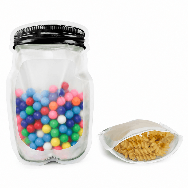 Mono-PE recyclable shaped pouches lineup for coffee, pet, and snack categories