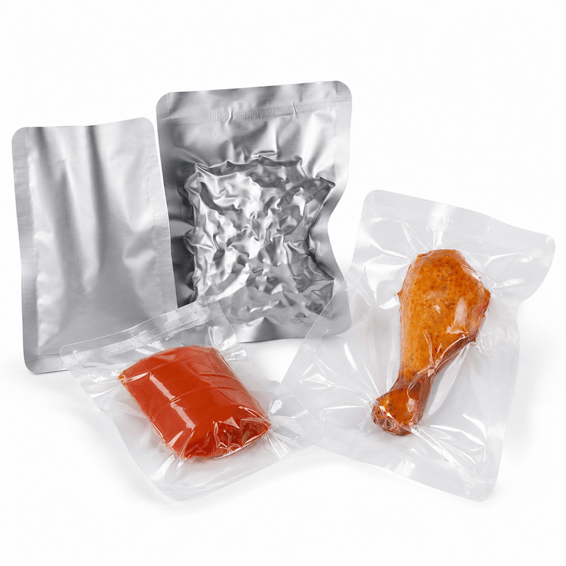 Retort stand-up pouch for shelf-stable food packaging