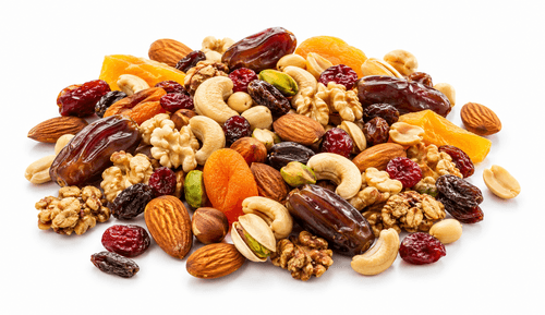 Snacks nuts and dried fruits -- recyclable 3-side seal pouch with optional zipper for resealable packaging