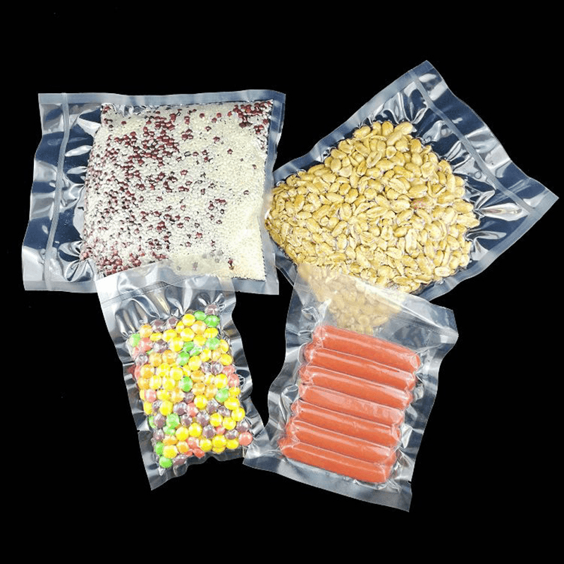 Transparent retort pouches for foil-free shelf-stable food packaging