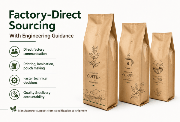 Factory-direct sourcing with engineering guidance -- supporting visual