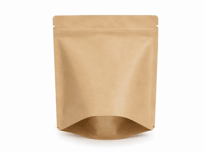 Recyclable mono-PE kraft pouches with cyclos-HTP certification mark