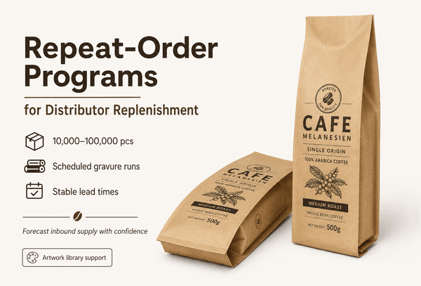 Repeat-order programs for distributor replenishment -- supporting visual