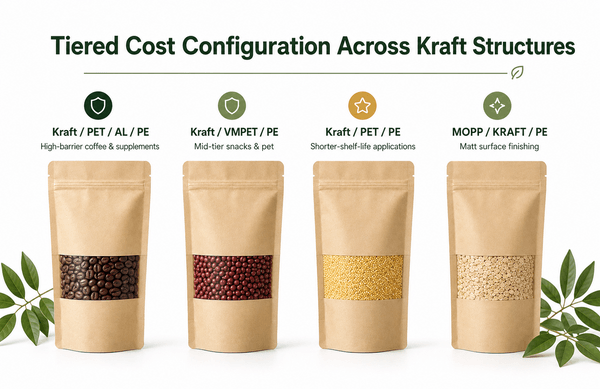 Tiered Cost Configuration Across Kraft Structures